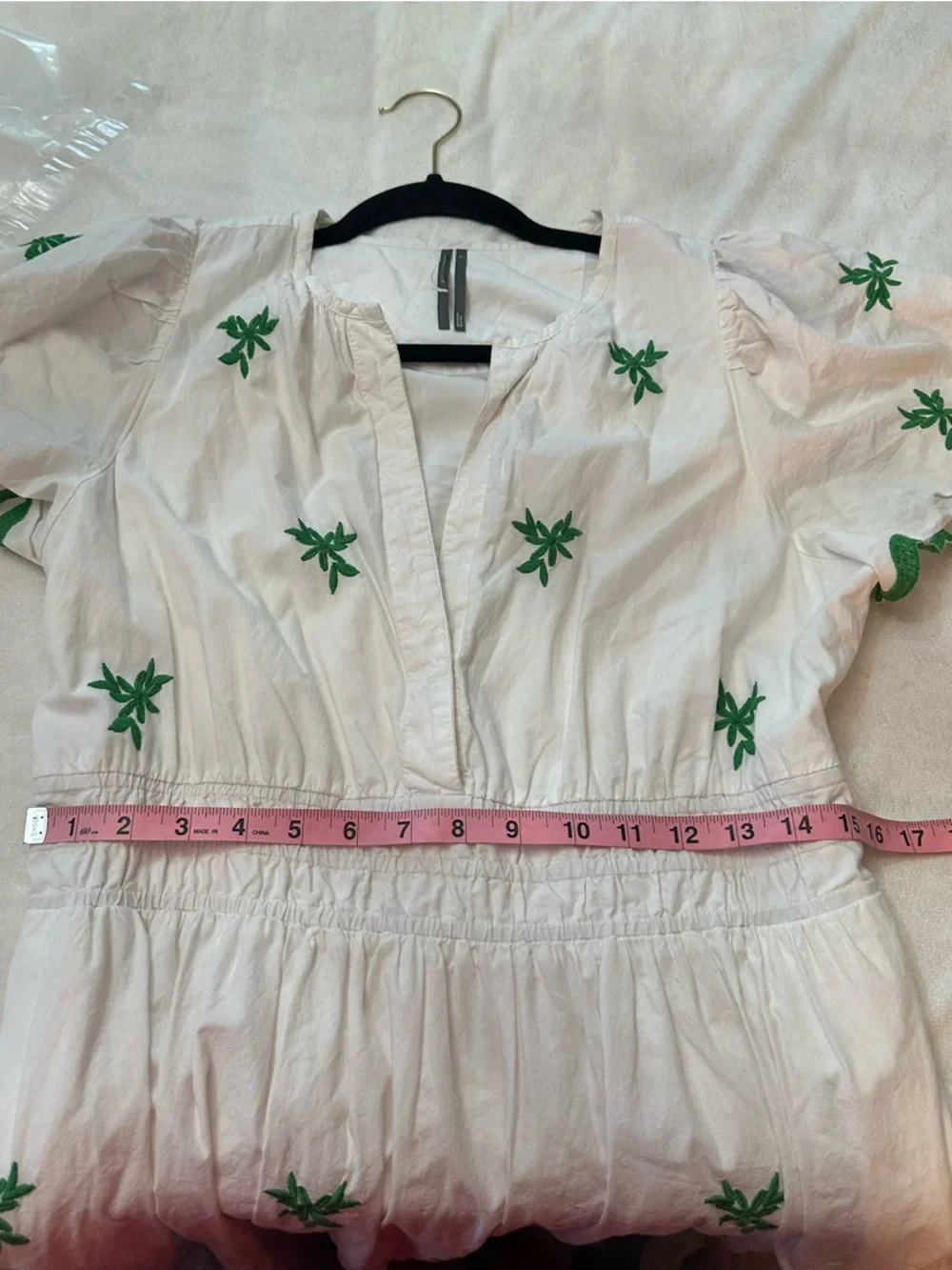 Anthropologie White The Somerset Eyelet Maxi Dress Size Large 38660 - Picture 6 of 15